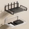 No-Drill Stainless Steel Wall-Mounted Router Shelf, Space-Saving Organizer for TV Top Boxes, Keys, Small Living Room