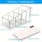 Desk Organizer With Compartments Clear Plastic Remote Control Holder For Home Office Use 4