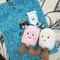 Cute Plush Cotton Cat Candy Two Tone Soft Keychain Bag Pendant Doll Plush Accessories Car Pendant Gift