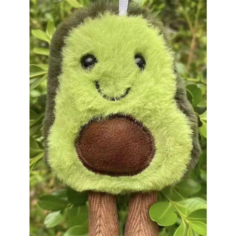 Cute Avocado Plush Toy For Dogs Funny Cat Toys Daily Companion Hanging Chain 1