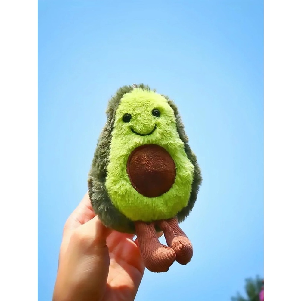 Cute Avocado Plush Toy For Dogs Funny Cat Toys Daily Companion Hanging Chain 2