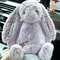NEW Easter Rabbit Grey Plush Doll With Pink Strawberry Flower Ears Gift 4