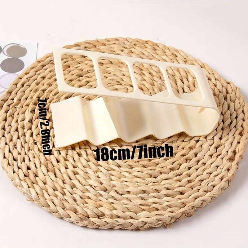 Ergonomic Slot Remote Control Holder Durable Plastic Desk Organizer Space Saving For Home Office 4