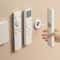 Magnetic Remote Control Holder Adhesive Wall Mount No Drilling For TV AC DVD Remotes White Space Sa 0