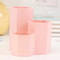 Multifunctional Desktop Storage Box Threegrid Pen Holder Makeup Brush Stationery 4