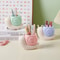 Cute Cartoon Snail Dinosaur Pen Holder Desktop Storage Organizer Creative Office Desk Accessory 0