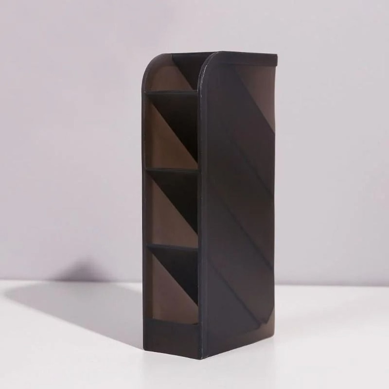 Macaron Color Grid Desktop Organizer Pen Holder Pencil Makeup Brush Storage Box School Stationery 5