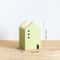 Wooden Pen Holder Cartoon House Storage Box for Stationery Makeup Brushes Student Desktop Organizer