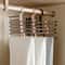 Folding Pants Hanger Stainless Steel Tie Hanger Clothes Rack Tongs Clothes Hangers Bedroom Closet Organizer Pant Rack