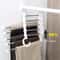 Folding Pants Hanger Stainless Steel Tie Hanger Clothes Rack Tongs Clothes Hangers Bedroom Closet Organizer Pant Rack