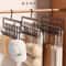 Wave Wardrobe Drying Rack Multifunctional Hanger Storage for Underwear Vest Solid Wood Hook for Home Use
