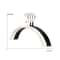 Black Durable AntiSlip Metal Hanger SpaceSaving Sturdy Concave Convex Design 3