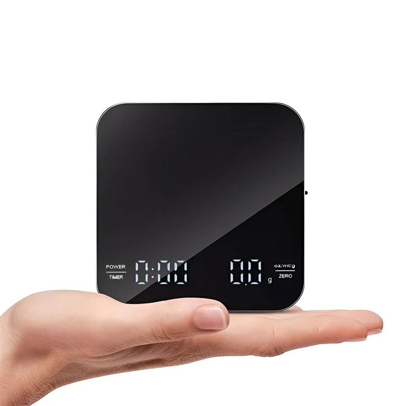 Digital Coffee Scale With Timer LED Display Silicone Pad USB Charging Electronic Coffee Scale Home 5