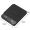 Digital Coffee Scale With Timer LED Display Silicone Pad USB Charging Electronic Coffee Scale Home 7