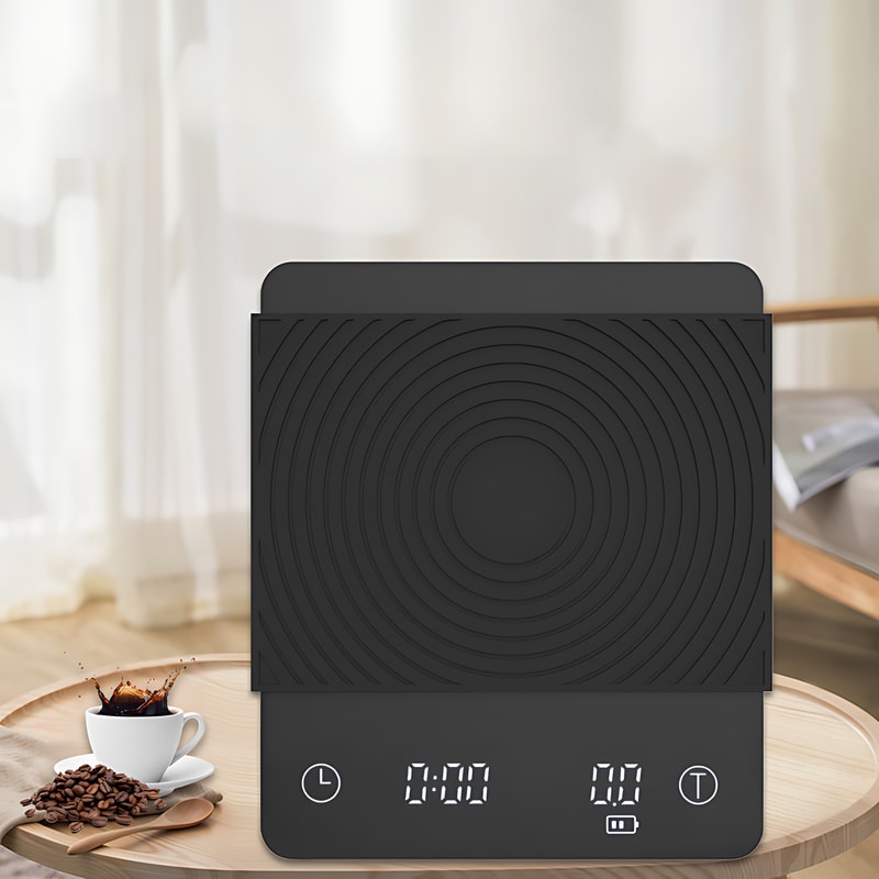 Digital Kitchen Scale With Timer Drip Coffee Scale LED Display Food Weight Scale USB Charging 0