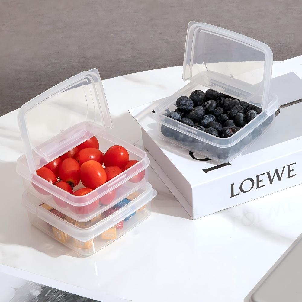 Refrigerator Butter Cheese Storage Box Fruit And Vegetable Sauce Container Transparent Box For Goin 2