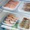Large Capacity Transparent Refrigerator Storage Box With Cover Frozen Meat Compartment Kitchen Food 2