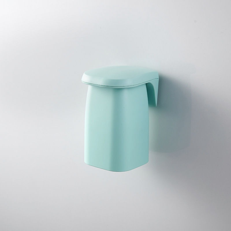 Wall Mounted Toothbrush Storage Rack Minimalist Magnetic Mouthwash Cup Dental Jar 5