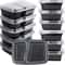 Microwave Safe Food Storage Boxes With Lids Refrigerator Containers Stackable 0