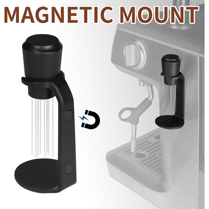 WDT Tool For Breville Barista Espresso Machine Upgraded With Powerful Magnet And Replacement Needle 4