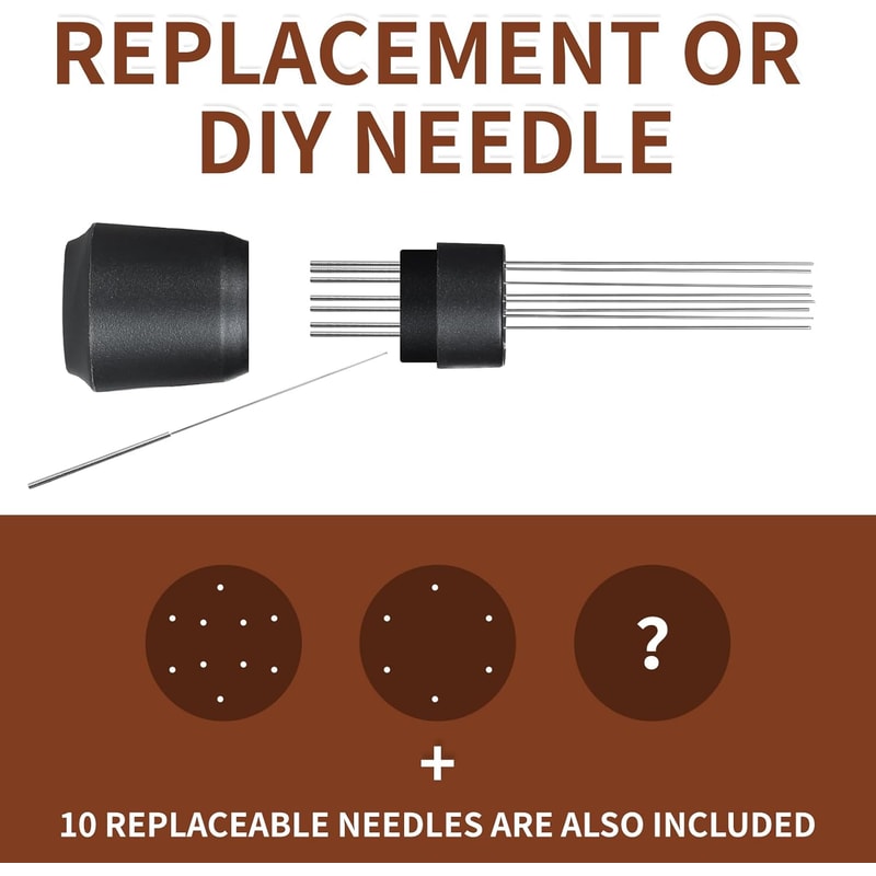 WDT Tool For Breville Barista Espresso Machine Upgraded With Powerful Magnet And Replacement Needle 2