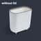 Bathroom Gap Narrow Shape Press Ring Trash Can With Lid For Garbage Sorting 6