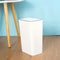 Plastic Wastebasket With Popup Lid Bathroom Trash Can Small Garbage Can For Toilet Bedroom Living R