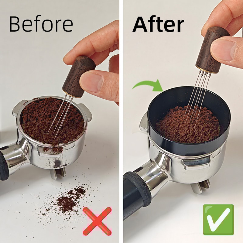 Coffee Stirring Tool With Wood Handle Espresso Needle Distributor Barista WDT Accessories For Coffe 4