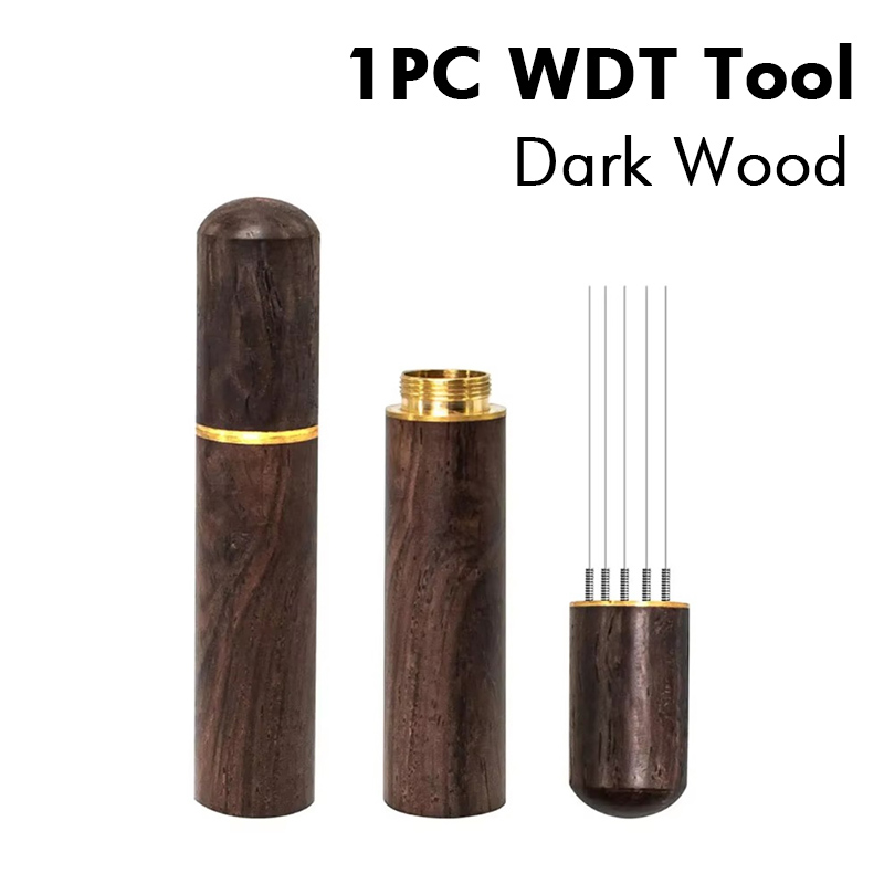 Coffee Stirring Tool With Wood Handle Espresso Needle Distributor Barista WDT Accessories For Coffe 7