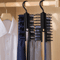 Adjustable Belt Scarf Tie Rack Holder, Compact Rotating Plastic Hanger