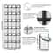 24 Mesh Pocket Wall Mounted Door Back Organizer For Shoe Storage Space Saver Rack 2