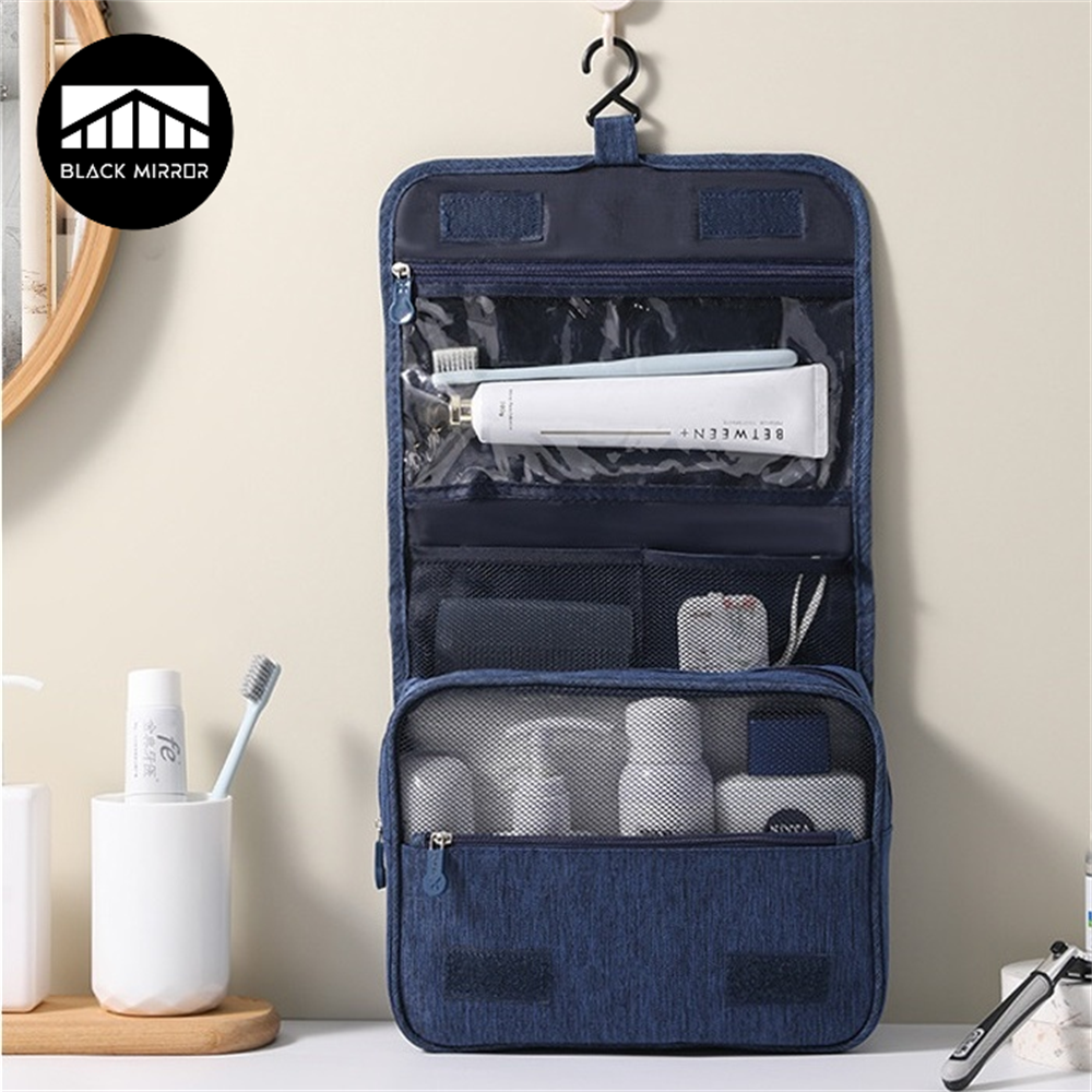 Waterproof Portable Toiletry Washbag Travel Makeup Case Women Bathroom Cosmetic Storage Bag Hanging 0