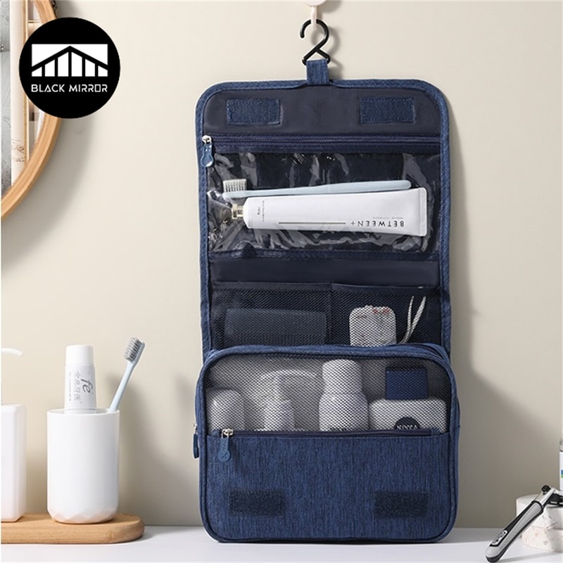 Waterproof Portable Toiletry Washbag Travel Makeup Case Women Bathroom Cosmetic Storage Bag Hanging 0