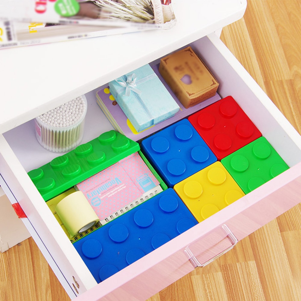 Stackable Creative Building Block Storage Box Perfect For Home Office And Educational Use DIY Stora 3