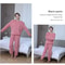 Soft Coral Velvet Pajamas Set For Women Warm Jacquard Lounge Wear Cozy Winter Outerwear Christmas W
