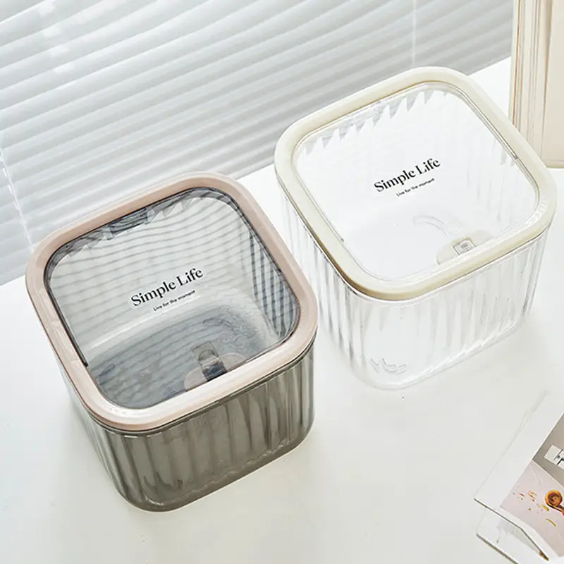 Transparent Desktop Storage Box Laundry Detergent Dispenser For Beads Stain Remover 4