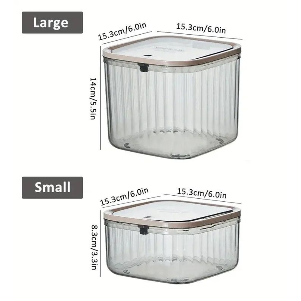 Transparent Desktop Storage Box Laundry Detergent Dispenser For Beads Stain Remover 6
