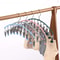 Stainless Steel Sock Drying Rack With Clips Nonslip Clothes Rack Underwear Clip Towel Hanger Windpr 2