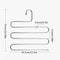 MultiLayer Pants Storage Rack Stainless Steel FiveLayer Hanger Home MultiFunctional Pants Organizer 4