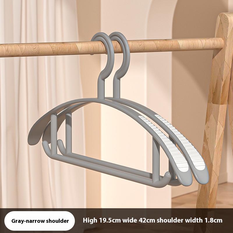 Plastic Drying Rack, Household Non-slip Hanger with Thick and Wide Shoulders for Clothes