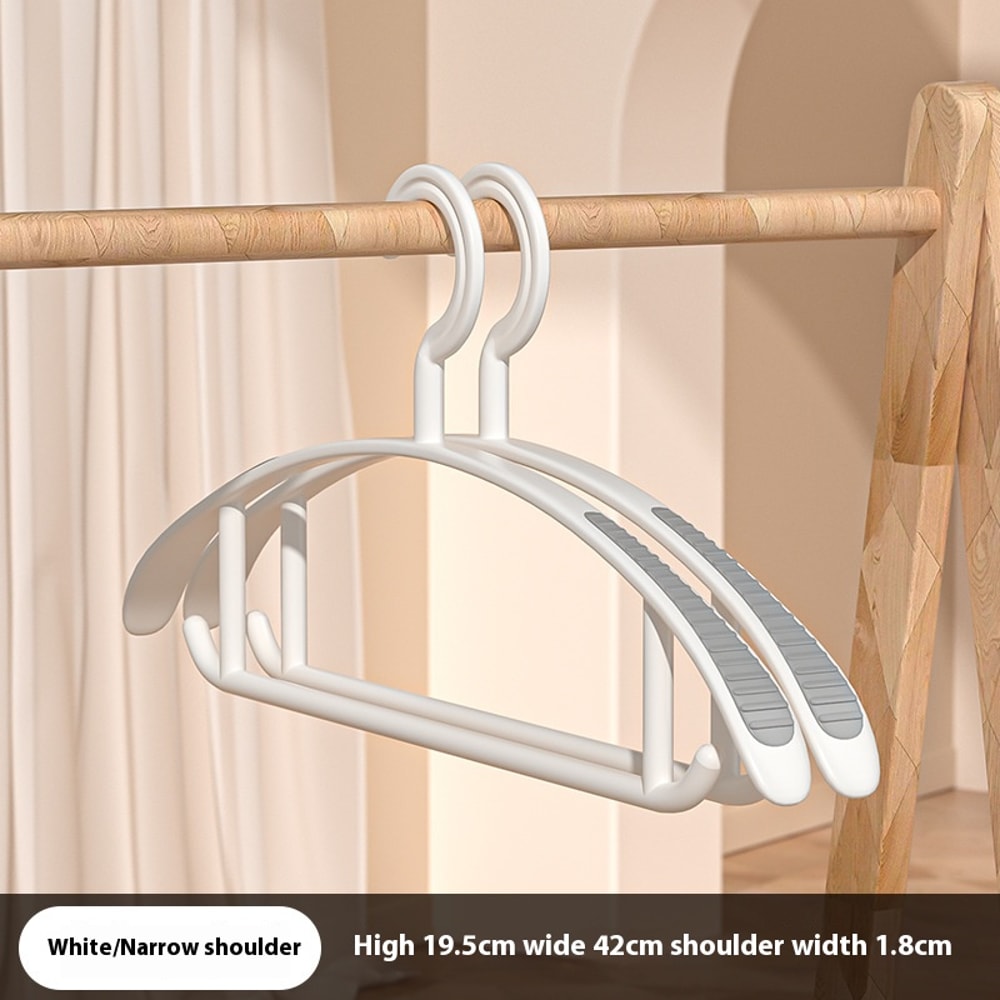 Plastic Drying Rack, Household Non-slip Hanger with Thick and Wide Shoulders for Clothes