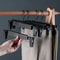 Space-Saving Pants Hangers with Adjustable Clips for Clothes Jeans Skirt