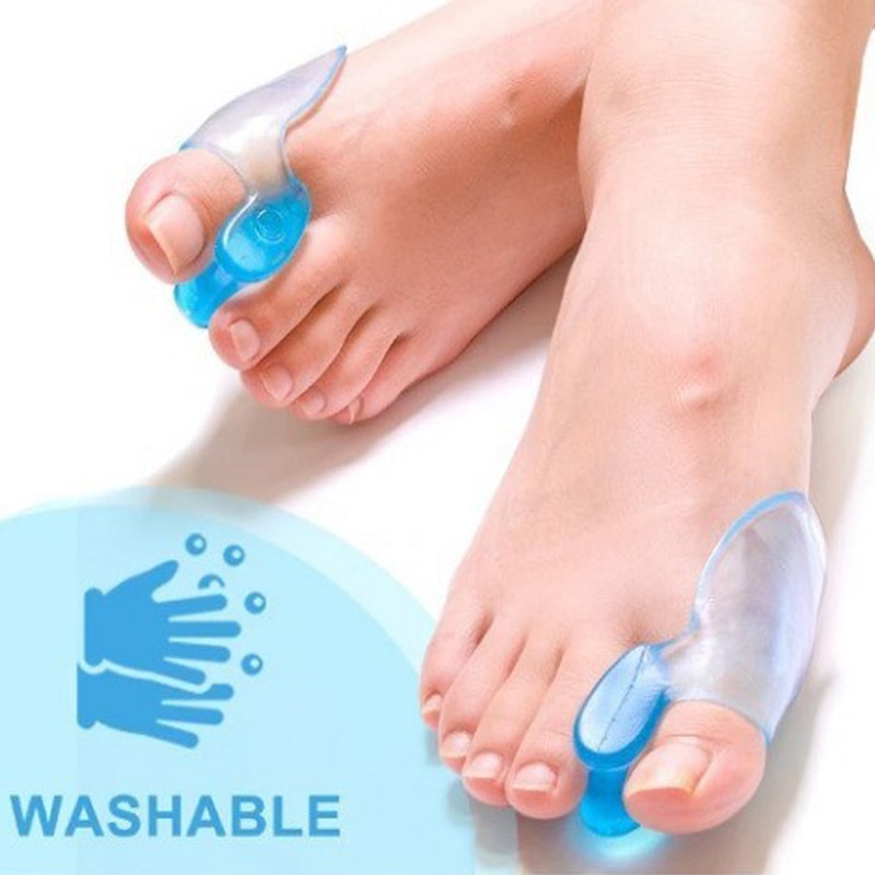 Large Foot Bone Separation Toe Splitter Silicone Toe Sleeve Manicure Tool 2