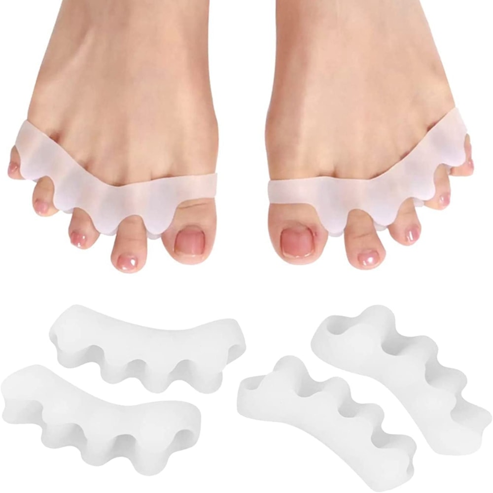 Gel Silicone Toe Separator Protective Bunion Yoga Hammer Toes Corrector Straighteners For Women Men 5