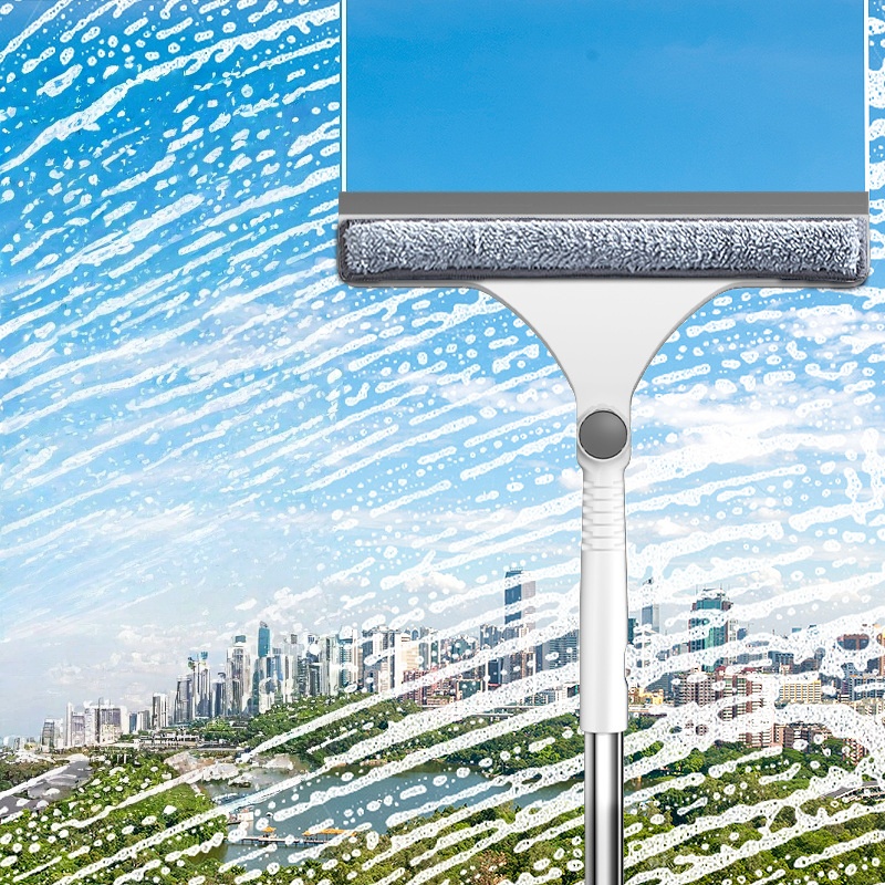 Window Cleaning Tool Household Glass Cleaner Double Sided Window Wiper Adjustable Long Handle Car C 6