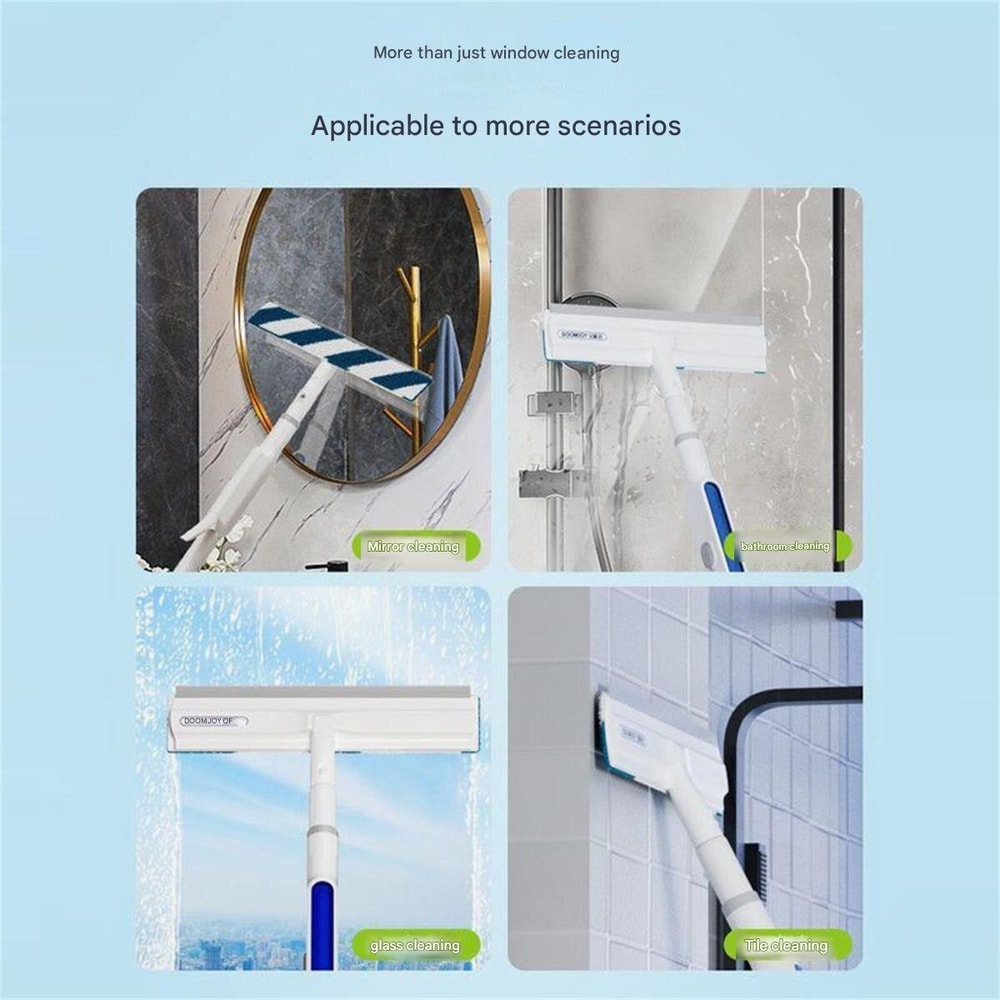 Household Water Spray Glass Scraper Window Washing Tool For Housekeeping And Glass Cleaning 4