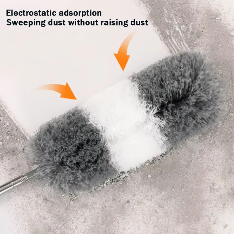 Extendable Microfiber Duster New Duster Cleaner Brush Telescopic Ceiling Brush Bendable Dust Cleani 1