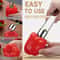 Durable Stainless Steel Corer Tool Easy Core Removal Fruit Vegetable Corer Apples Peppers Tomatoes 4
