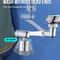 Swivel Robotic Arm Faucet Extender Stainless Steel Universal Kitchen Sink Aerator Water Flow Mode 5