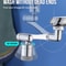 Swivel Robotic Arm Faucet Extender Stainless Steel Universal Kitchen Sink Aerator Water Flow Mode 5